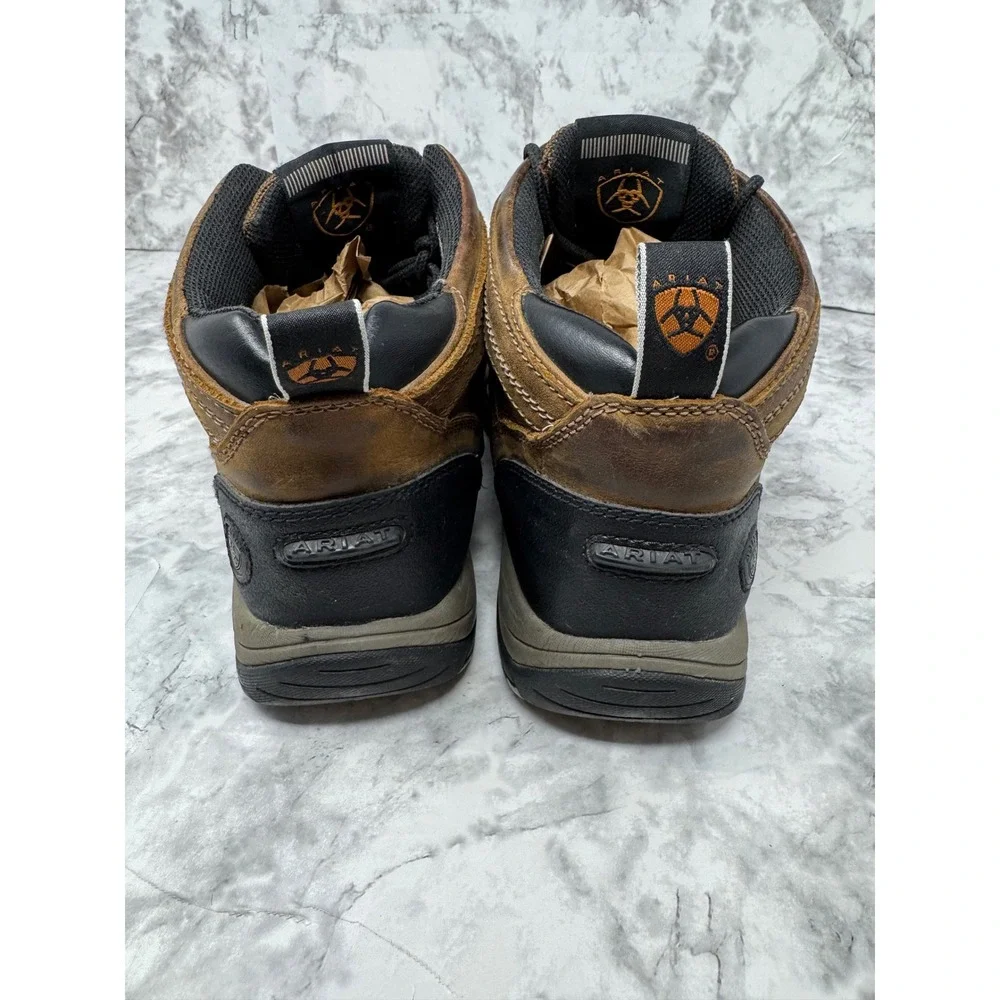 Ariat Terrain H2O 🎱Waterproof‎ Copper Leather Endurance Boots 10002183 Mens 9D